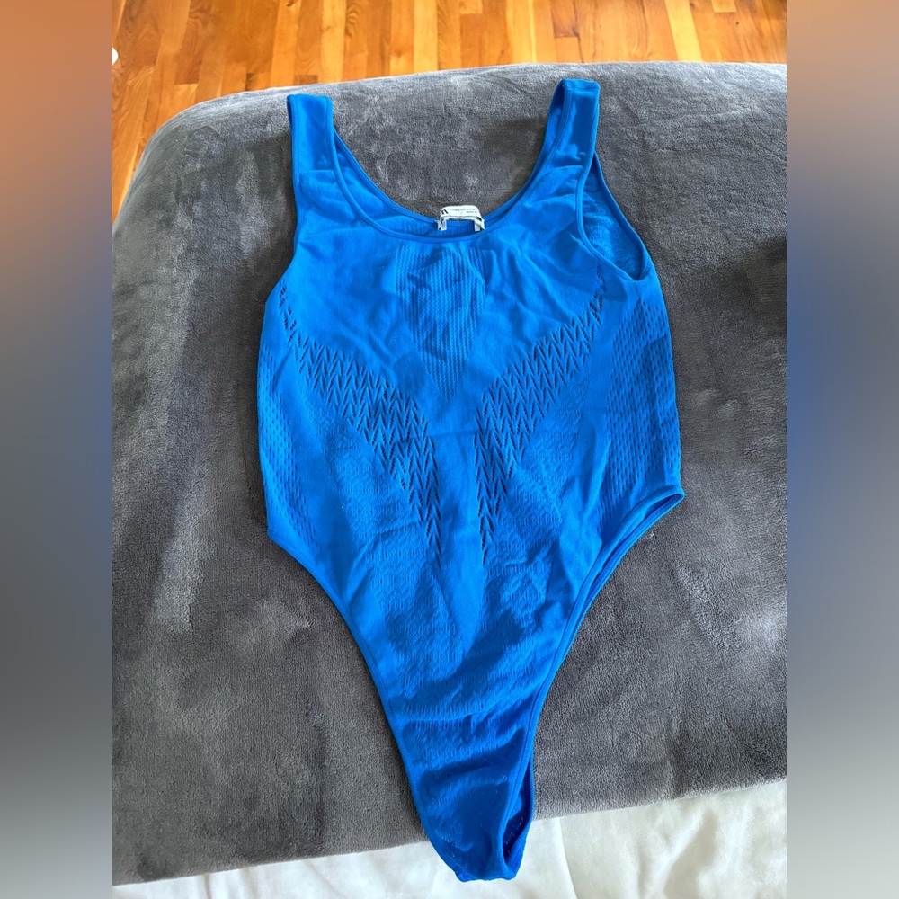 Zara Blue Bodysuit